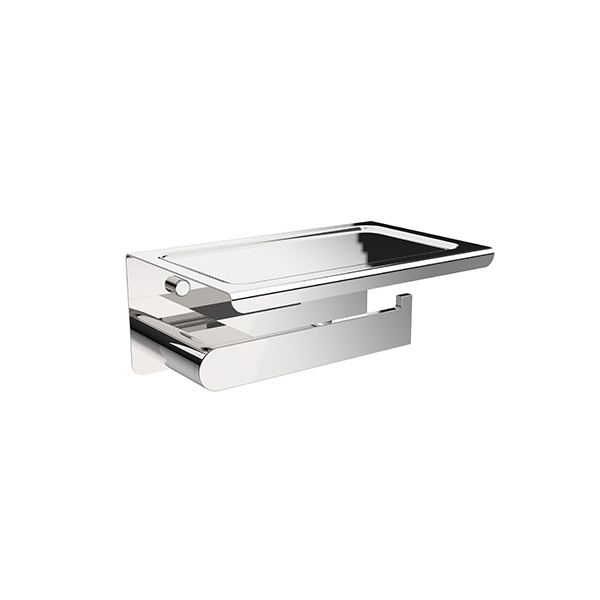 Ein toilettenhalter mit einem stock V04
